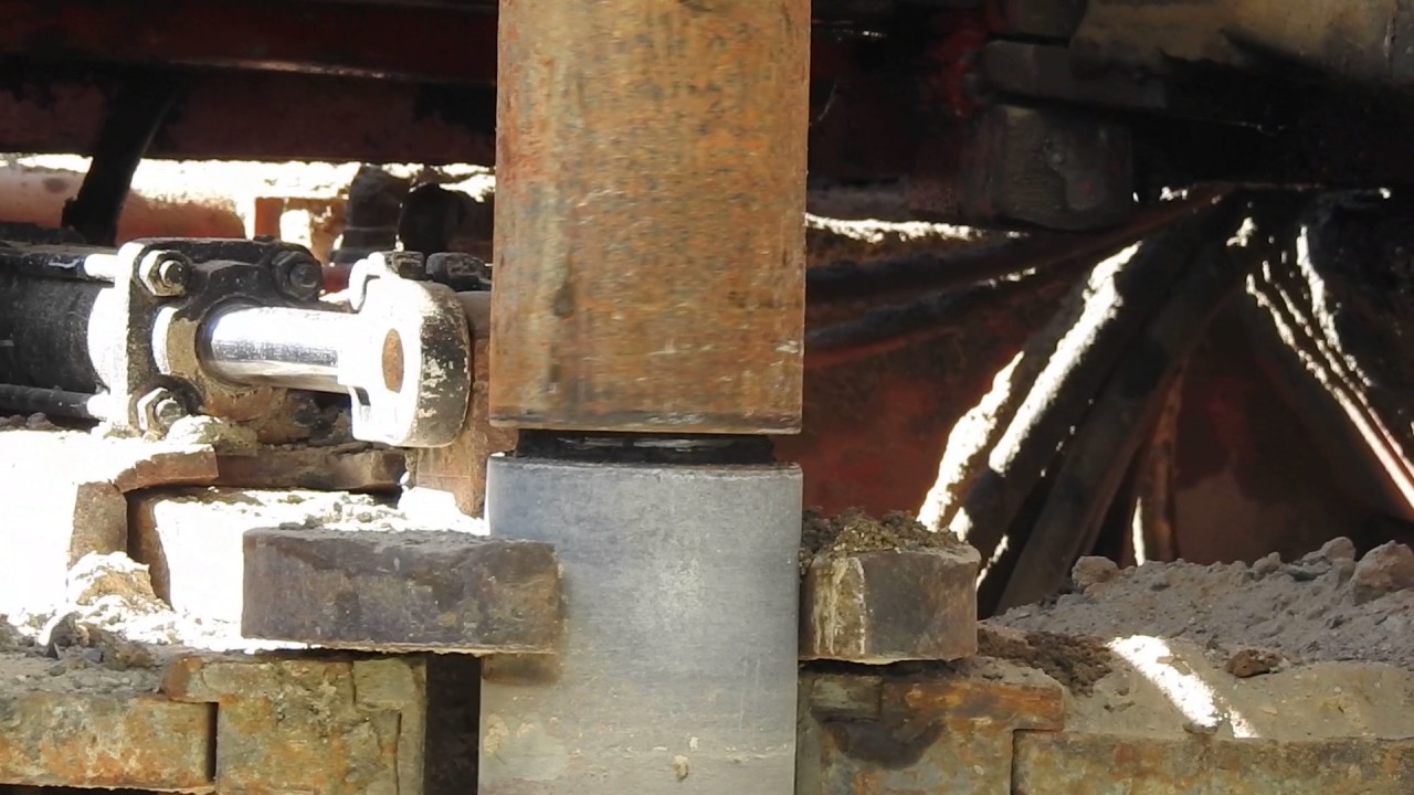 Loading drill pipe and casing together to drill and drive casing.