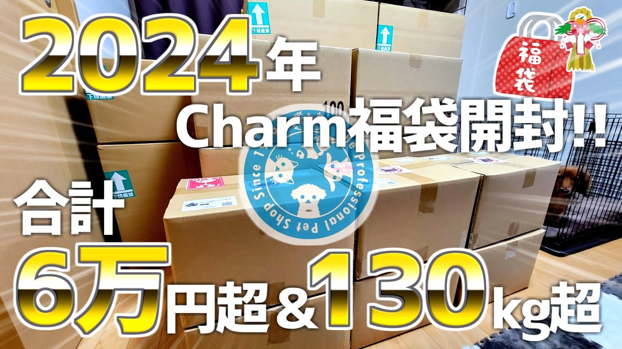 過去最高の爆買!!2024年Charm福袋開封前編!! 