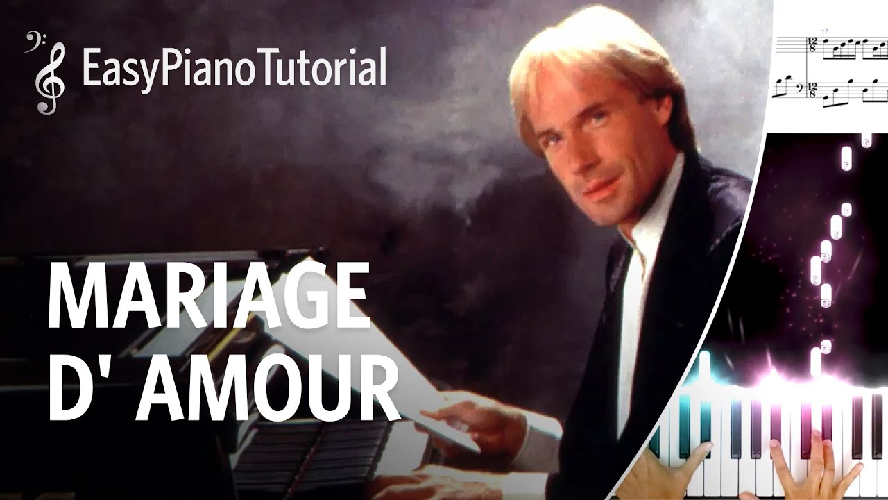 Mariage D' Amour (Richard Clayderman) - Free Piano Tutorial + Sheet Music