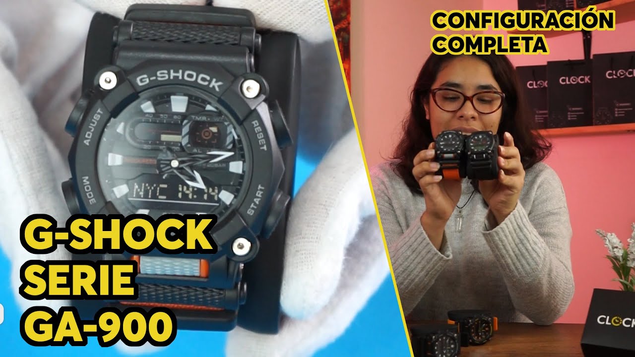 Gshock GA-900 | Tutorial Configuración de ¡TODAS LAS FUNCIONES!