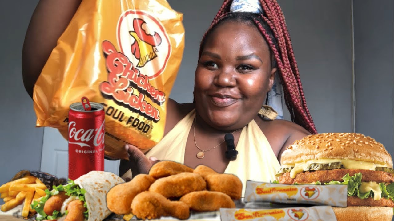 Let’s Eat chicken licken 🍗😋🤍 amsr | South African mukbang 🇿🇦#foodie #foodie #mukbang #eating
