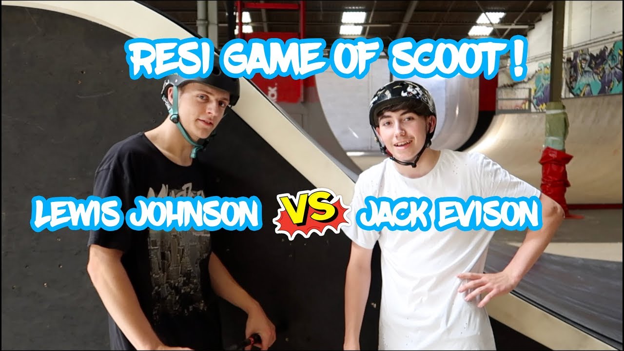 LEWIS JOHNSON vs JACK EVISON | GAME OF SCOOT ON RESI !