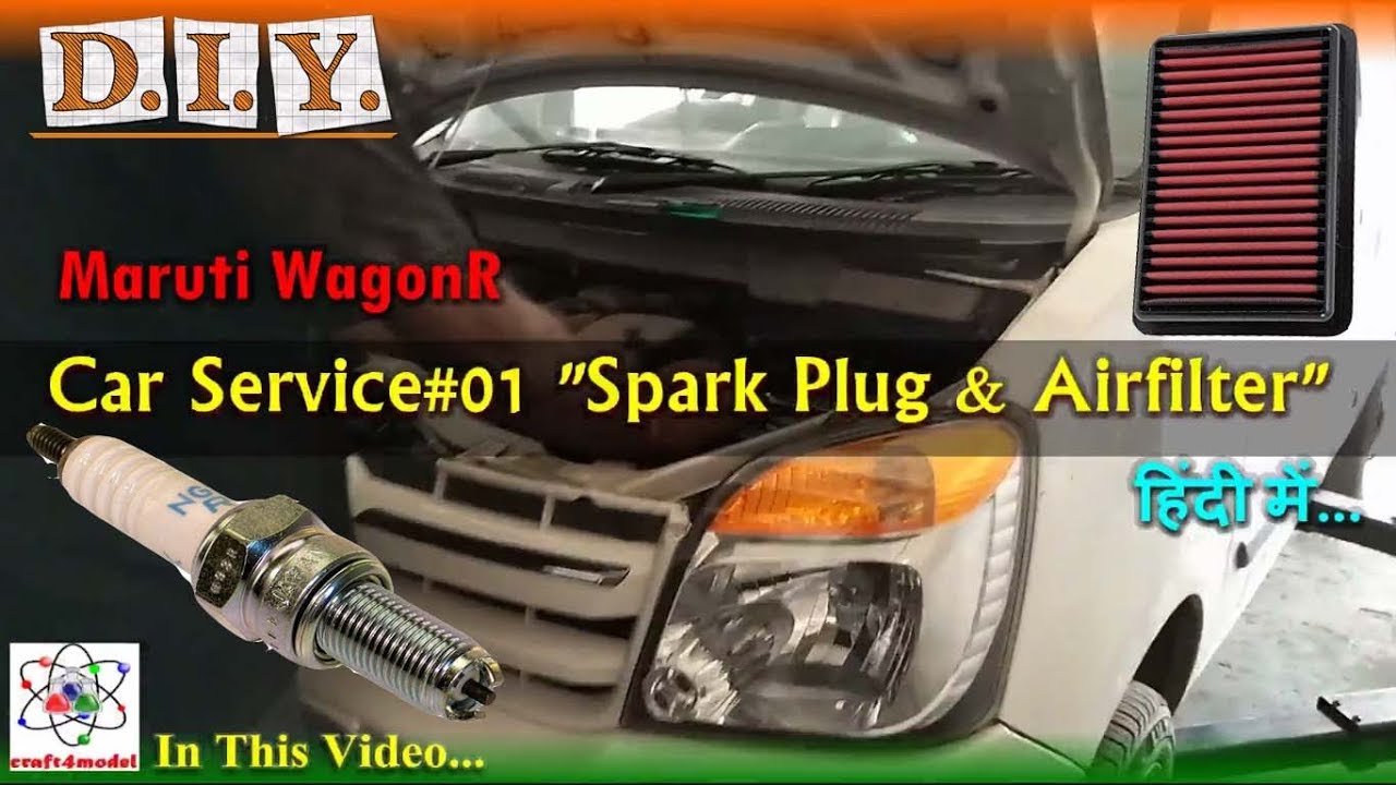 Suzuki WagonR Full Service#01 Spark Plug & Air-filter