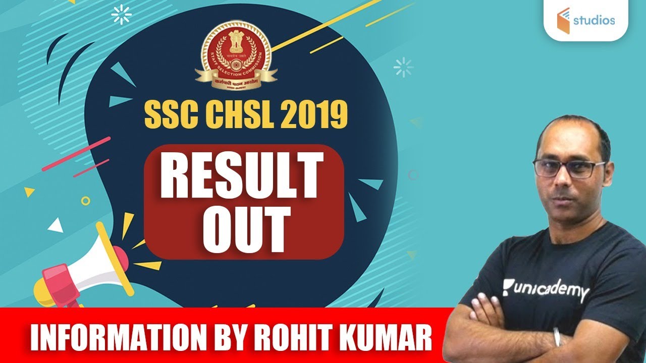 SSC CHSL Result 2019-20 | SSC CHSL 2019 Result Tier-1 Out | Complete Information by Rohit Kumar
