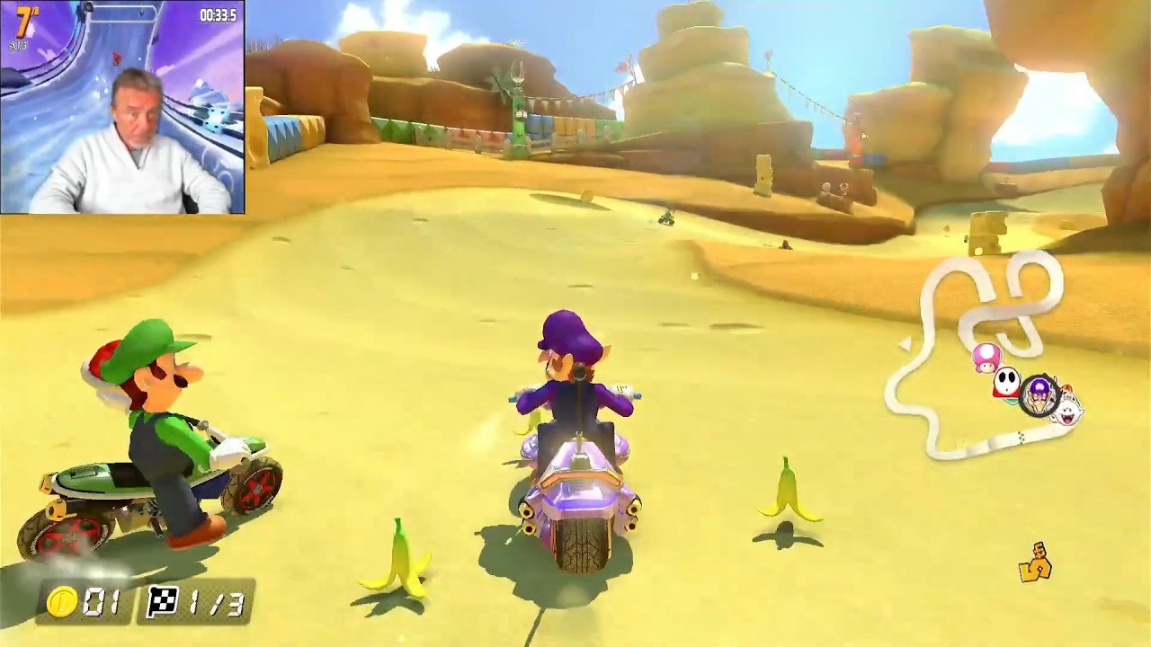Mario Kart ~ Cheese Land ~ Waluigi ~ GBA