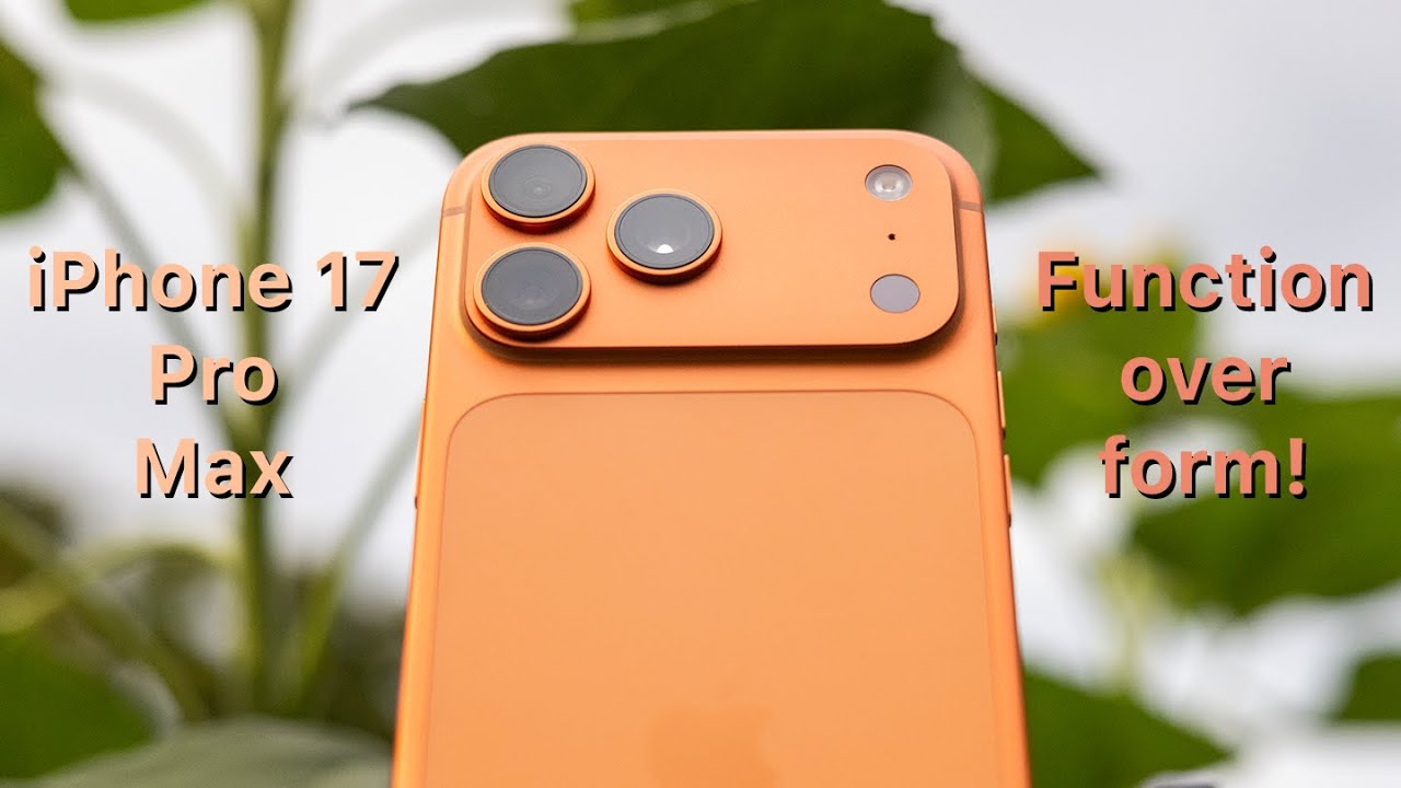 Функциональность важнее формы! Распаковка iPhone 17 Pro Max в цвете «Космический оранжевый»