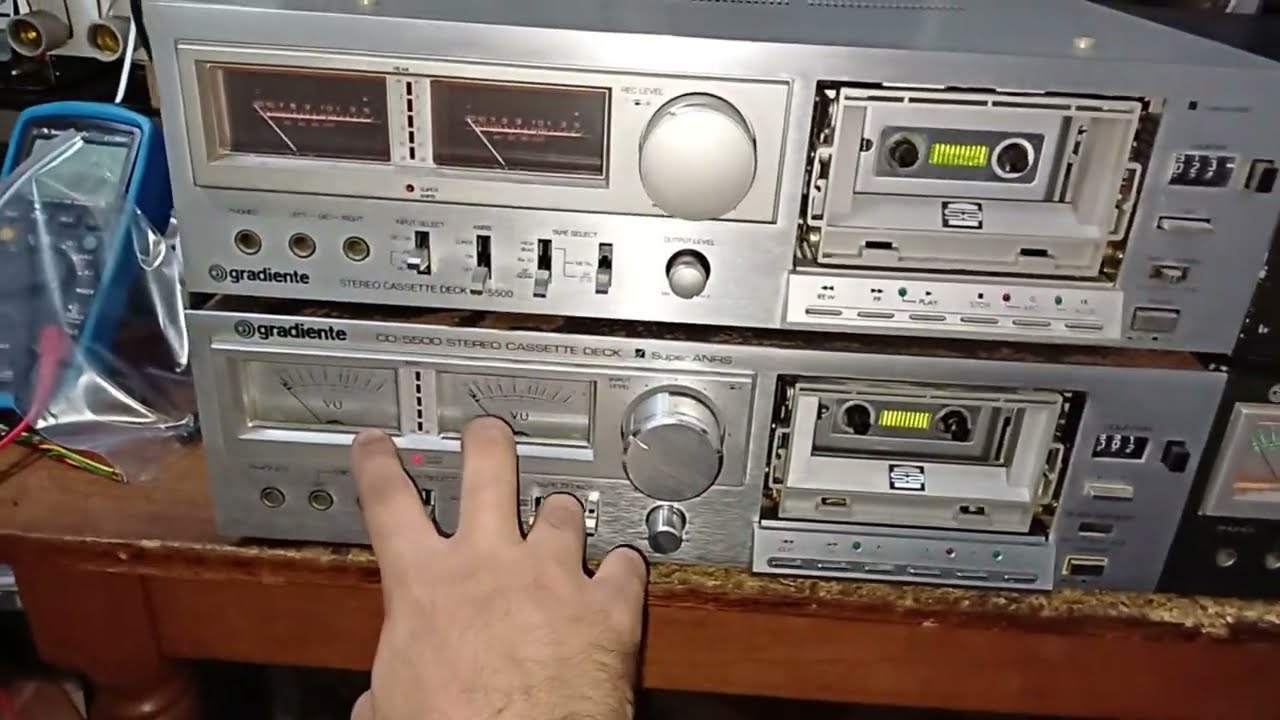 Conserto: 4 Tape Decks Gradiente CD5500 (Parte 1/2)