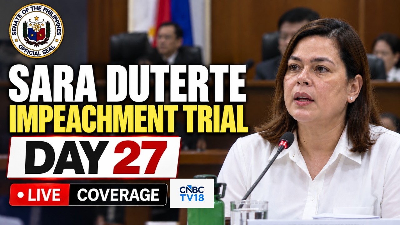 🔴Philippines Senate LIVE: Impeachment Trial of VP Sara Duterte - DAY 27 (Sept 21st 2026) | N18G