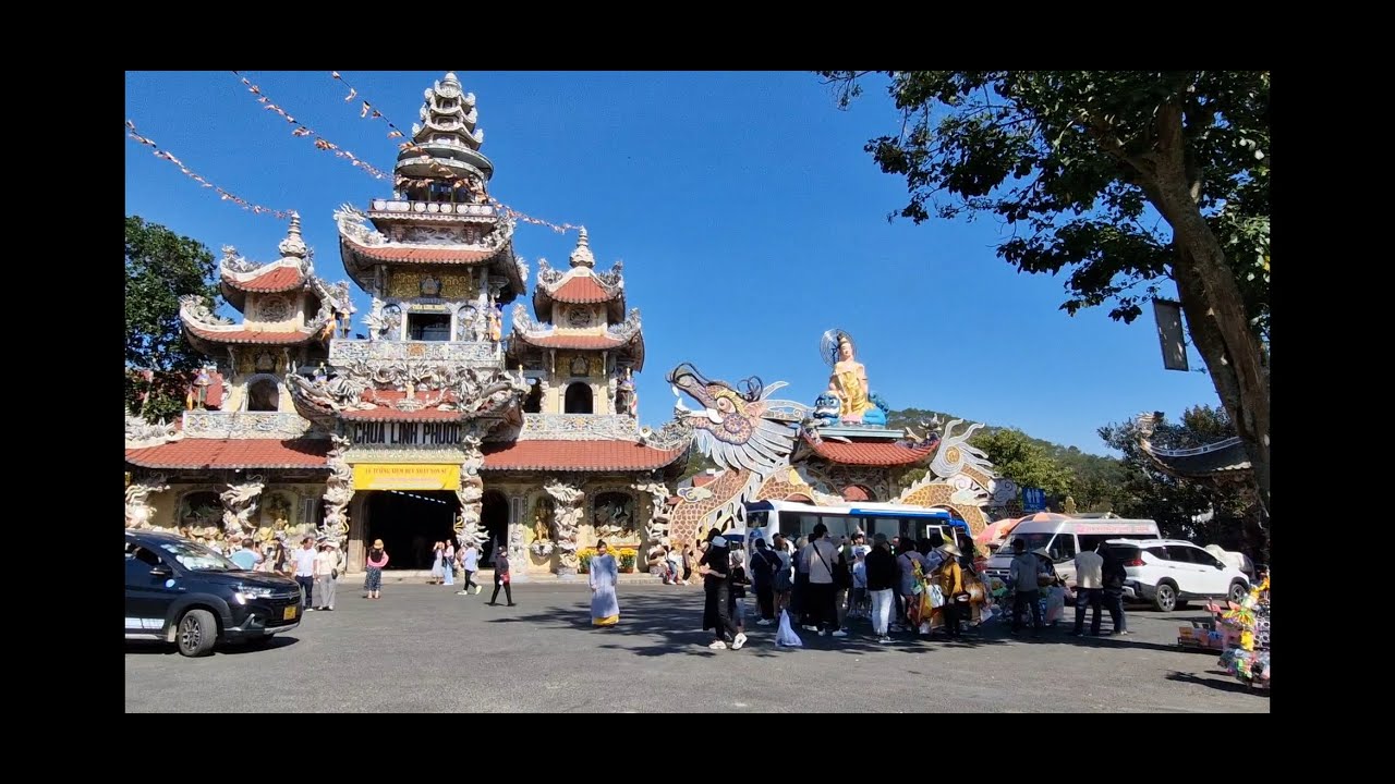 Độc đáo chùa Linh Phước Đà Lạt #nhatkylangthang