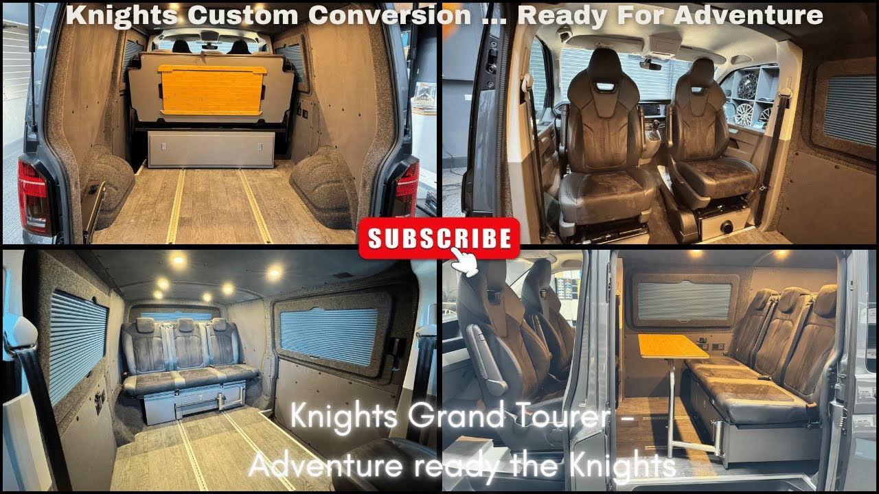 Knights Grand Tourer. The Day Van with the Mobiframe Sliding Seat System and a touch of class