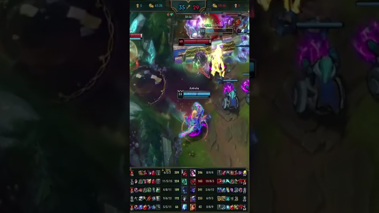 Anivia PentaKill lol GamePlay S11   League of Legends challenger Replays   Patch 11 5 #shorts