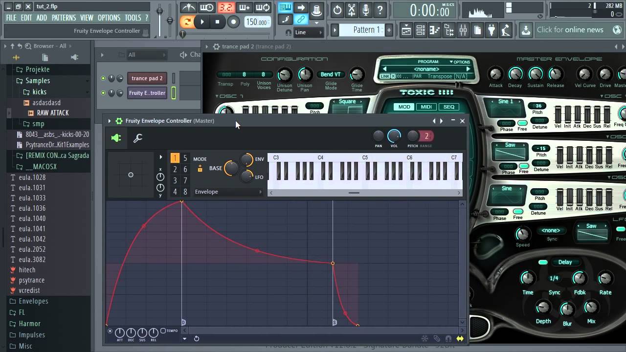 [FL Studio] Fruity Envelope Controller - Envelope everything