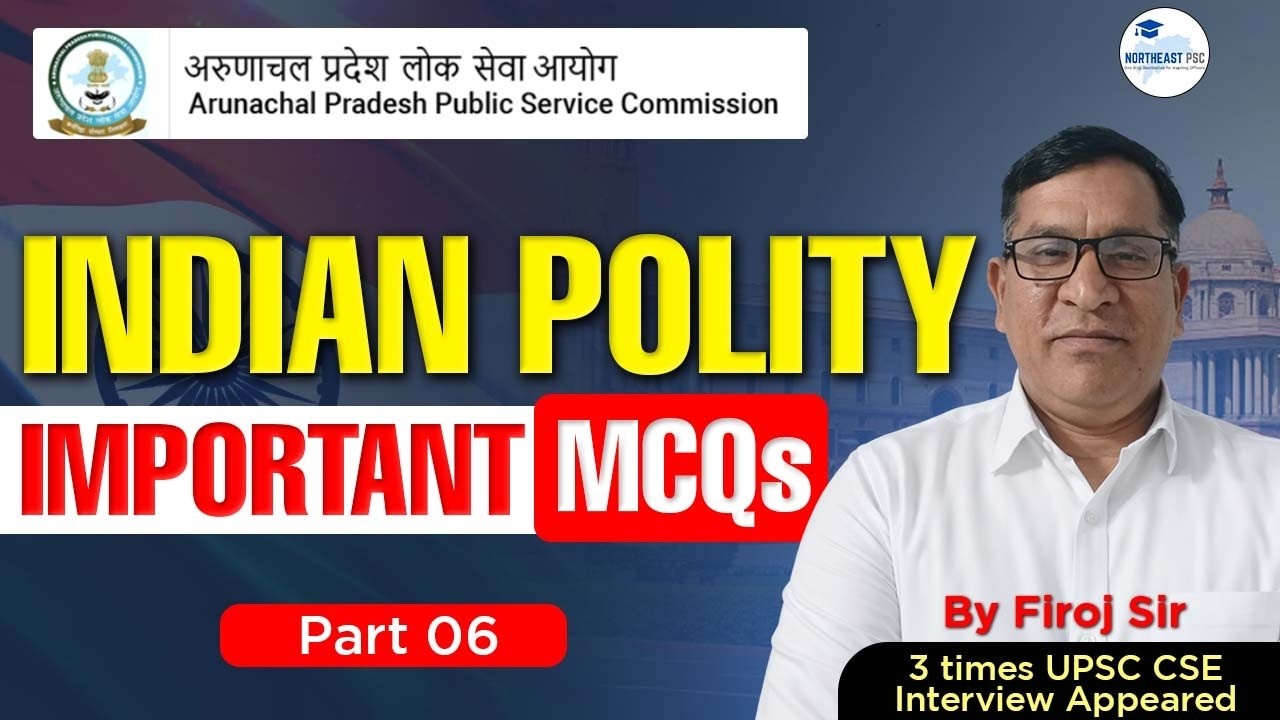 India Polity Important MCQs | Compete Indian Polity for APPSC | by Firoj Sir
