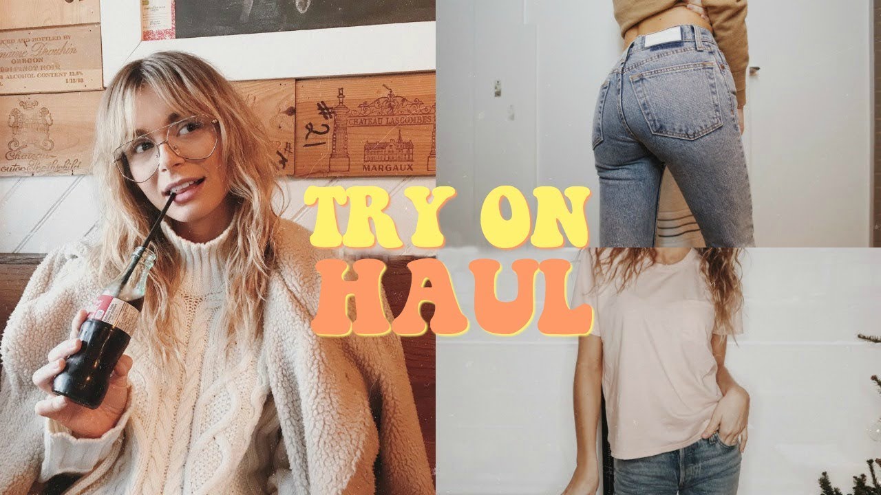 WINTER TRY ON HAUL (Reformation Jeans, Re/Done, Everlane) | Conscious Shopping