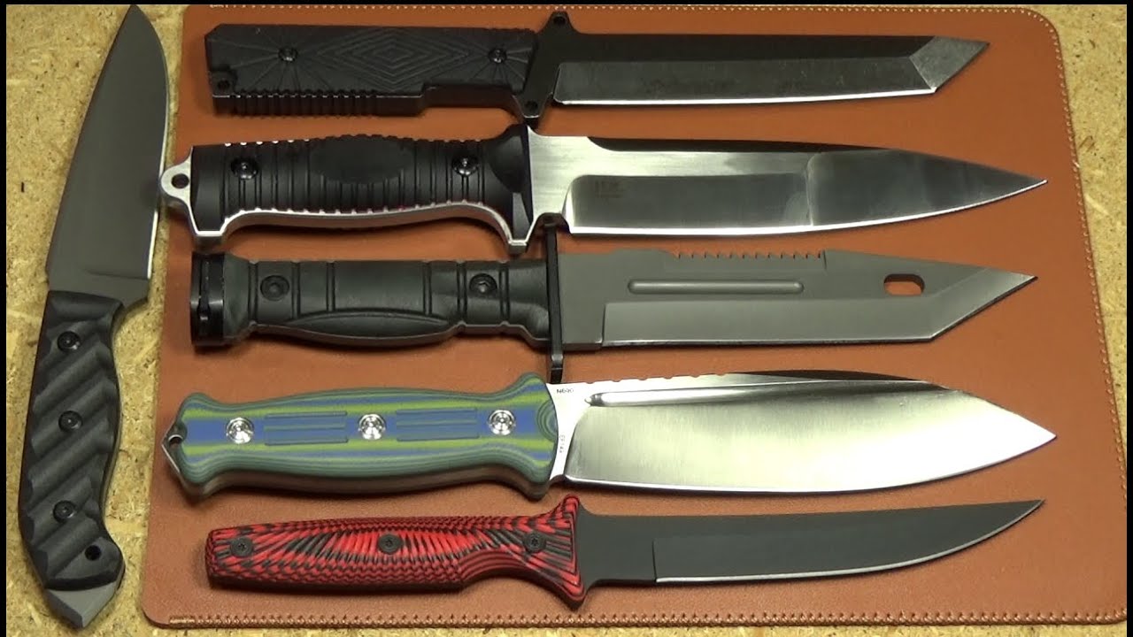 6 Brutal Fixed Blade Knives. My First Video of The New Year. Sitivien ST36 Knife, TEMU Bayonet, Etc.