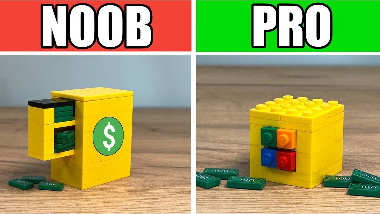 NOOB vs PRO | How to make a Lego Mini Safe