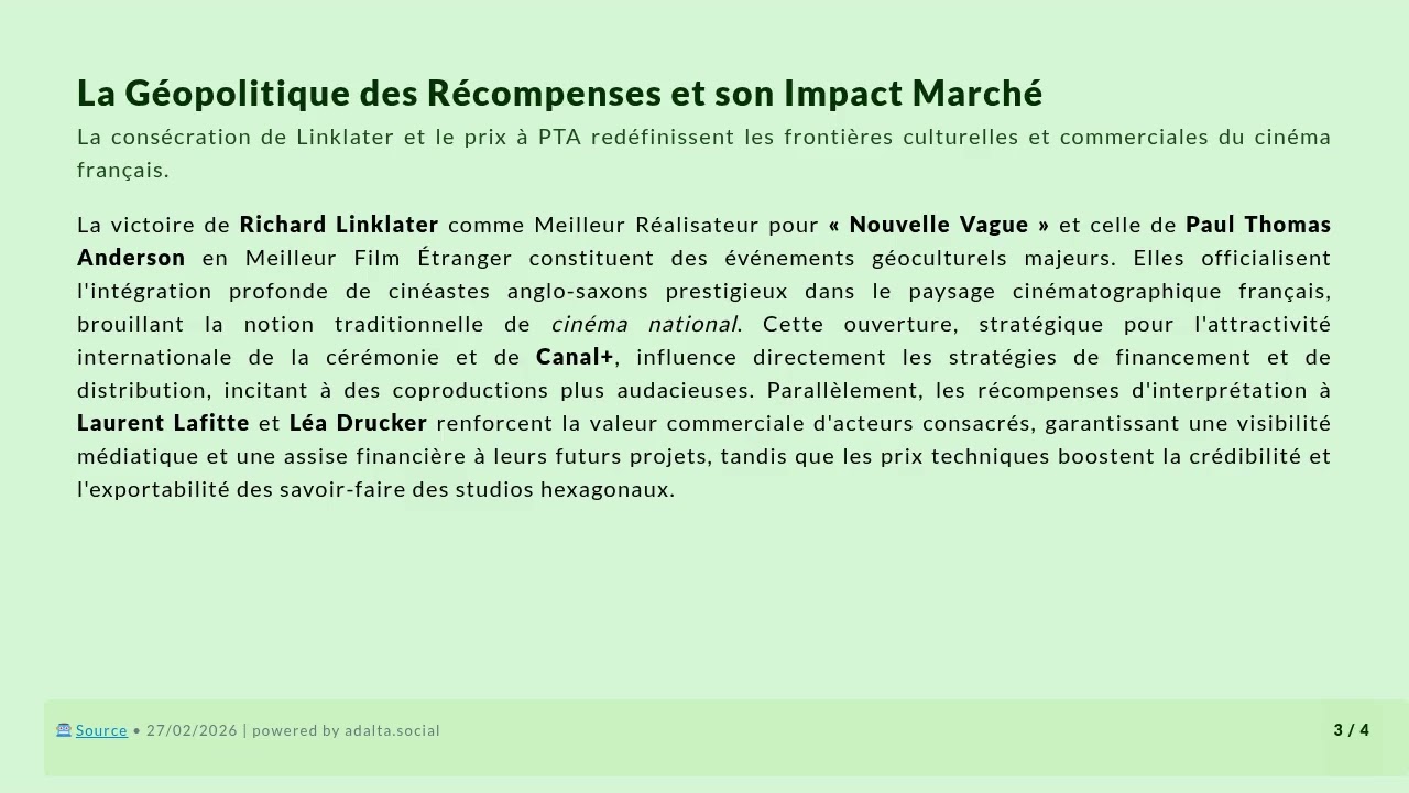 ✨ Le Triomphe Calculé de « L'Attachement »