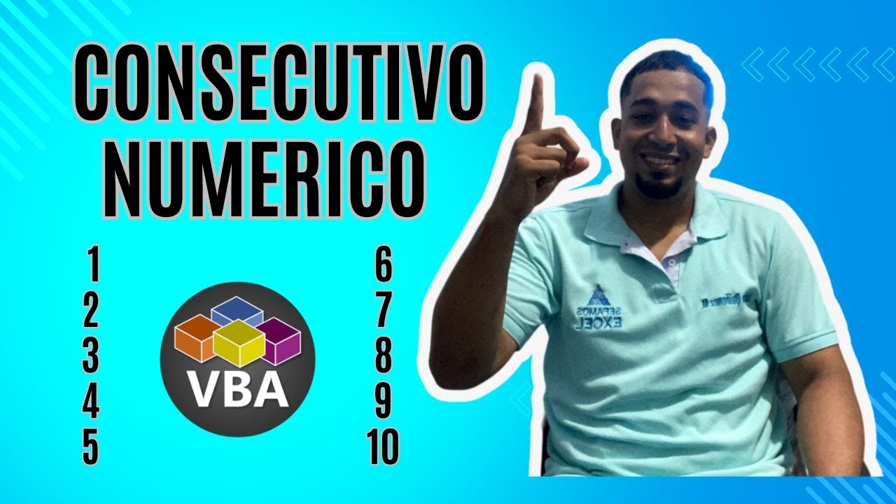 Como crear un Consecutivo Numerico en VBA Cap 14 #sepamosexcelvba #sepamosexcel #vba #vbaexcel
