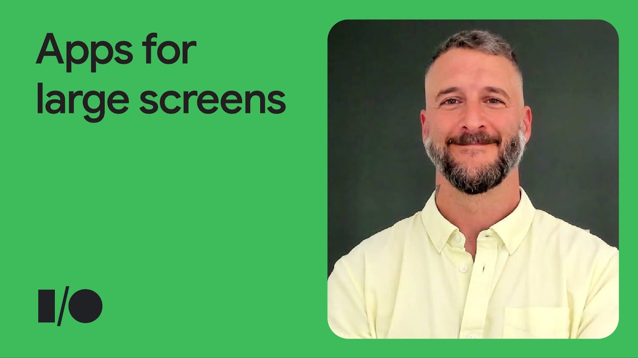 Designing apps for large screens