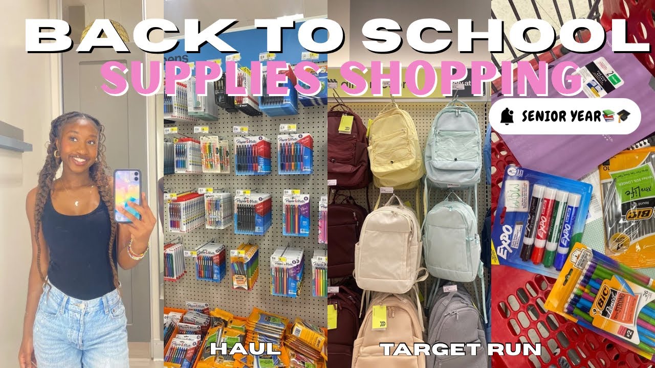 BACK TO SCHOOL SUPPLIES SHOPPING 2025 + Target Haul