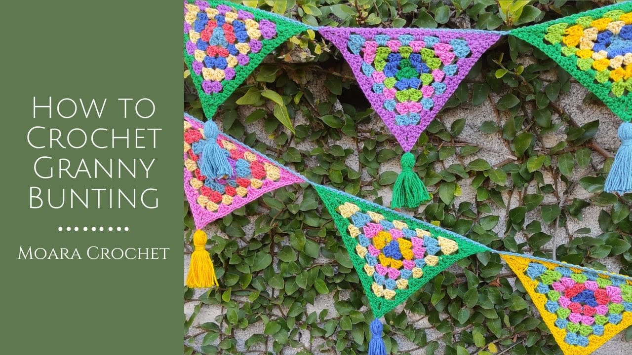How to Crochet Bunting with Moara Crochet