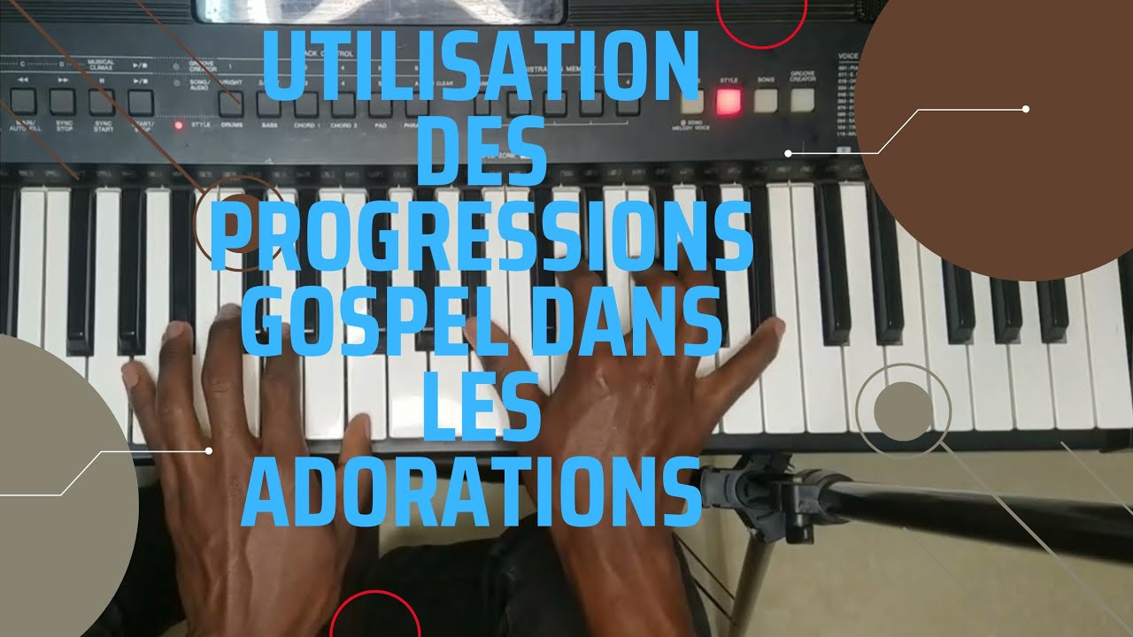 Comment utiliser les progressions d'accord gospel au piano?🤔| Que t'es vive eau Piano gospel. #01