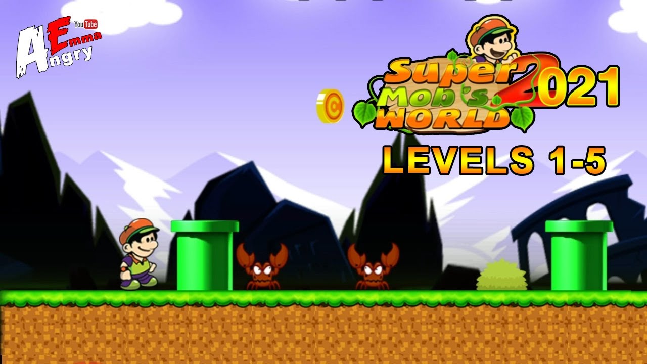 Super Mob's World 2021 - Levels 1-5 / Gameplay Walkthrough (Android, iOS)