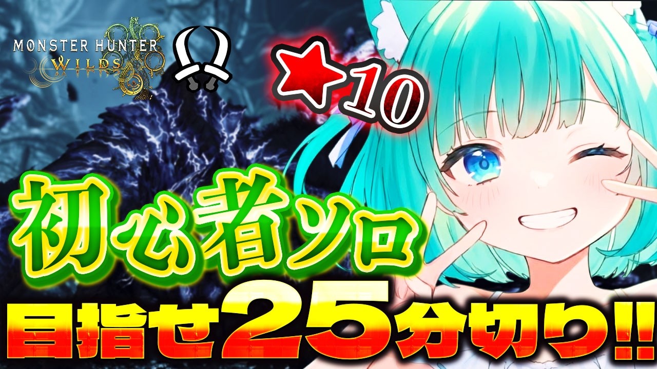 #1【モンハンワイルズ】初心者が双剣で★10歴戦王アルシュベルドソロで25分切りを目指す！！！！！！！！！！！！！！！！