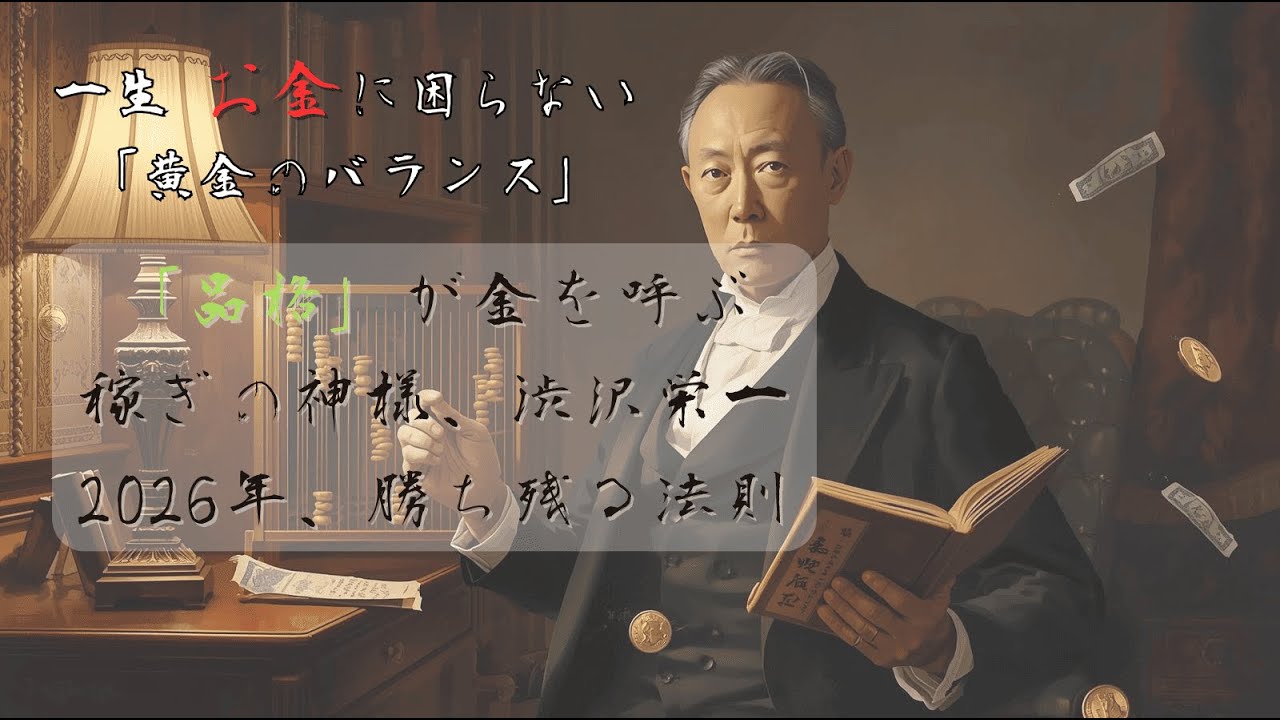 【第7話】渋沢栄一『論語と算盤』自分だけ得をしようとする人は、一生貧乏。渋沢栄一が教える「一生お金に困らない人の品格」とは？【論語と算盤】
