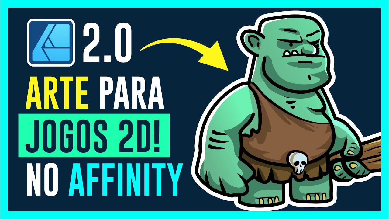 Personagem de Jogos 2D para Iniciantes em Affinity Designer