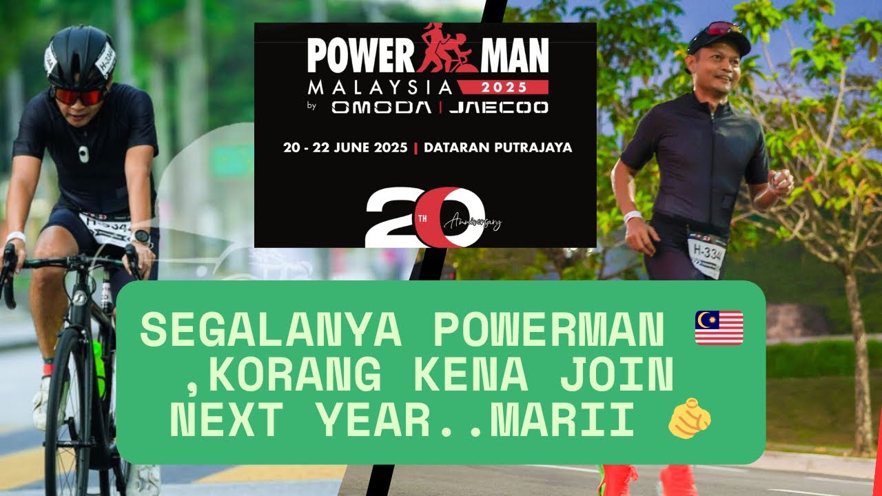 POWERMAN 🇲🇾,,HARI RAYA FOR DUATHLON || KORANG KENA JOIN NEXTYEAR 👍