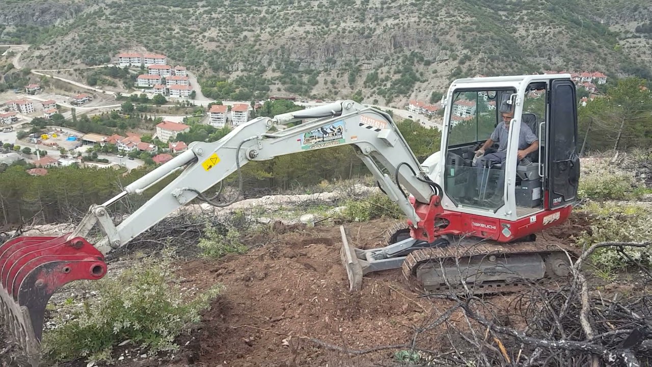 takeuchi tb240 Teraslama işi
