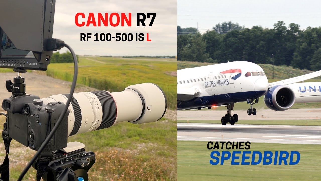 Canon R7 and RF 100-500 f/4.5-7.3 IS L: Plane Spotting 737 Max 9,  787, 777 & 747.