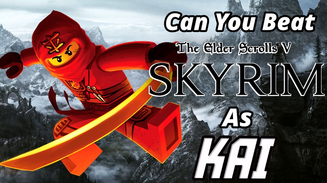 Can you Beat Skyrim as Kai form Ninjago?