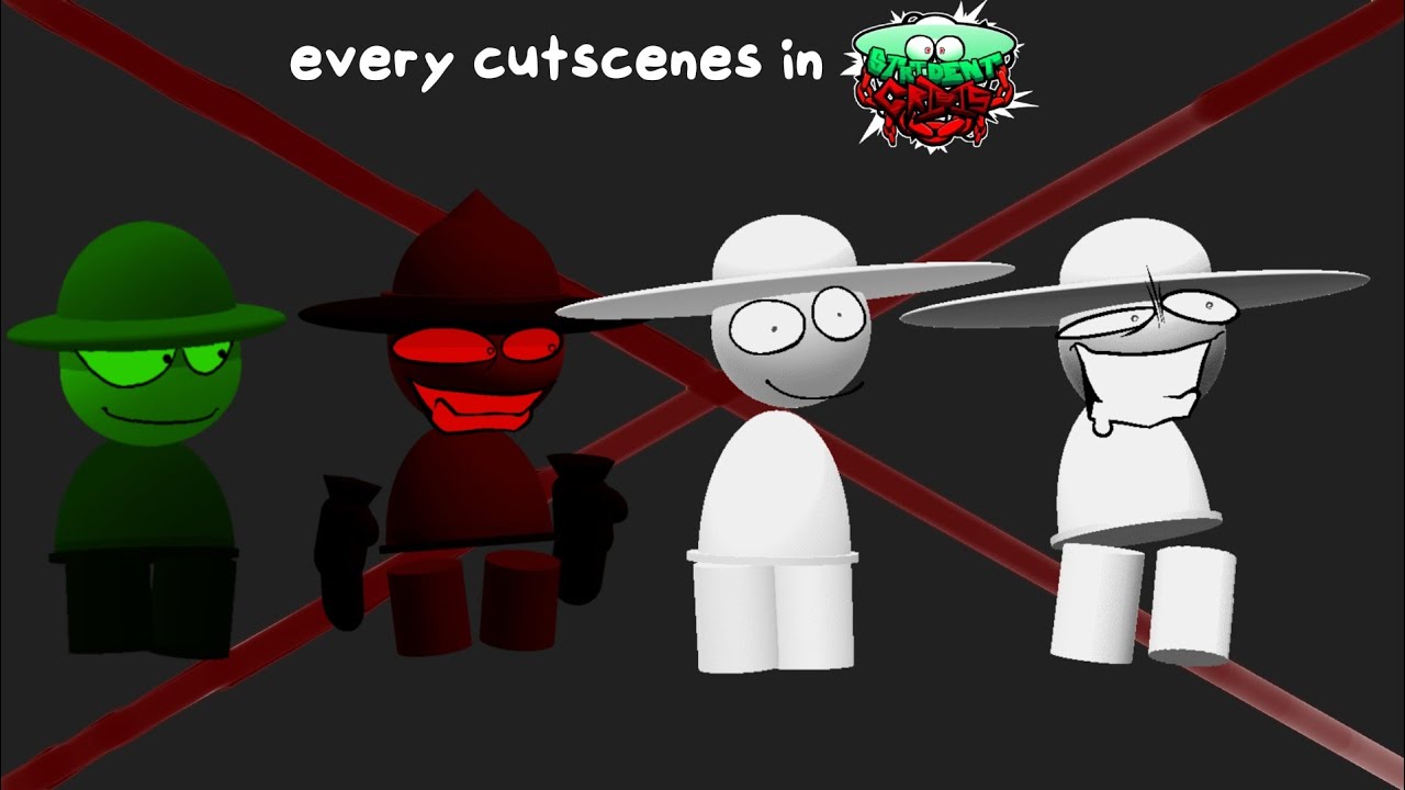 All cutscenes in vs bambi strident crisis rebooted