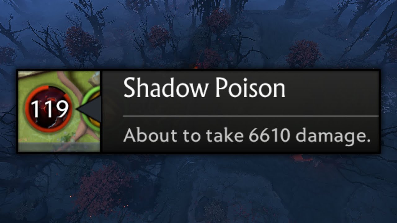 6,610 damage from Shadow Poison