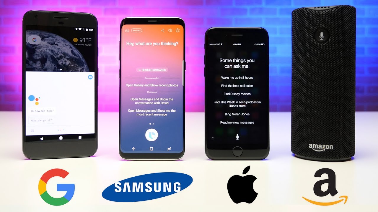 РЭП-БИТВА Alexa, Siri и Bixby!