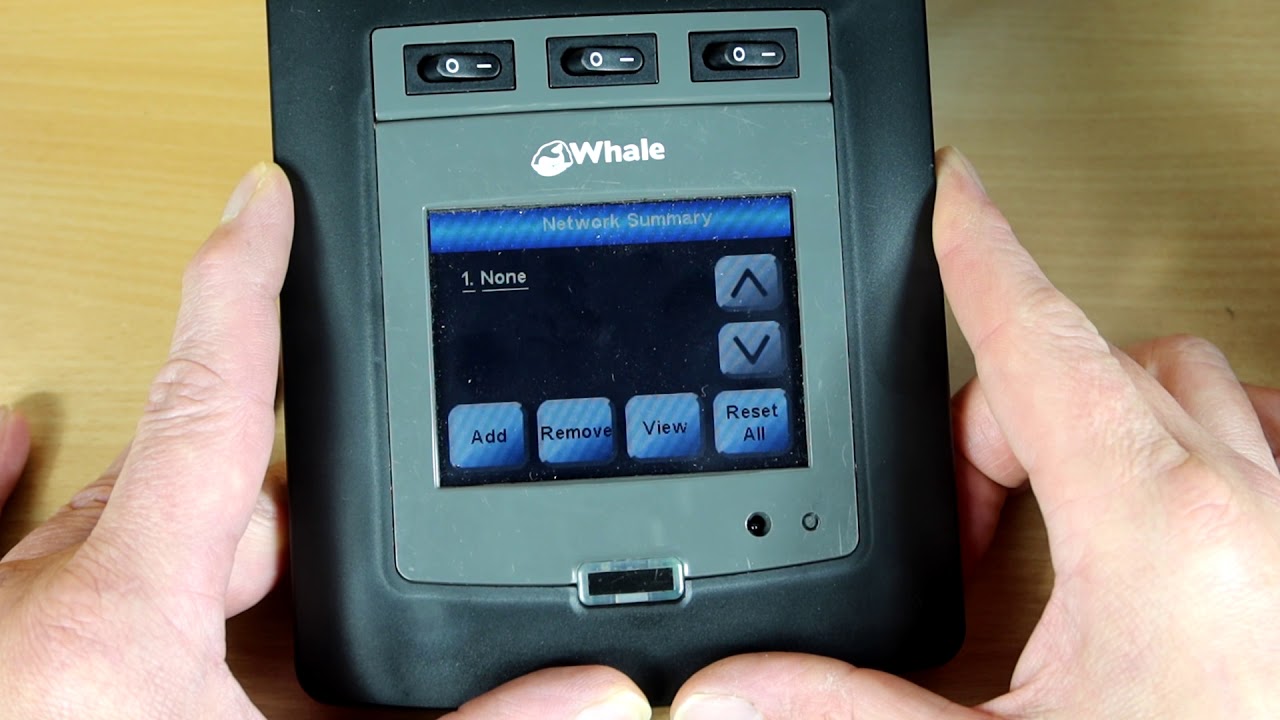 Whale | How to reset your iVan Control Panel