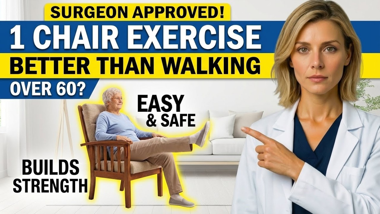 Over 60? THIS 1 Chair Exercise Is BETTER Than WALKING — Surgeon Approved! | Linda Parker
