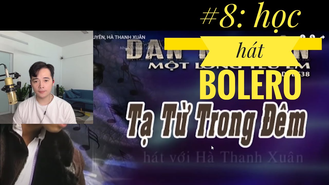 Tạ từ trong đêm - học hát bolero online ( karaoke )