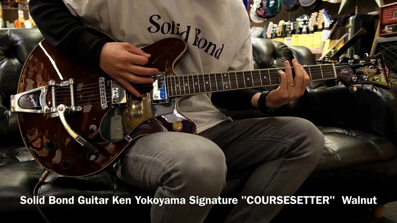 Solid Bond / Ken Yokoyama Signature Coursesetter Walnut w/Chrome Hardware SB-KY CSR-C WAL【御茶ノ水本店】