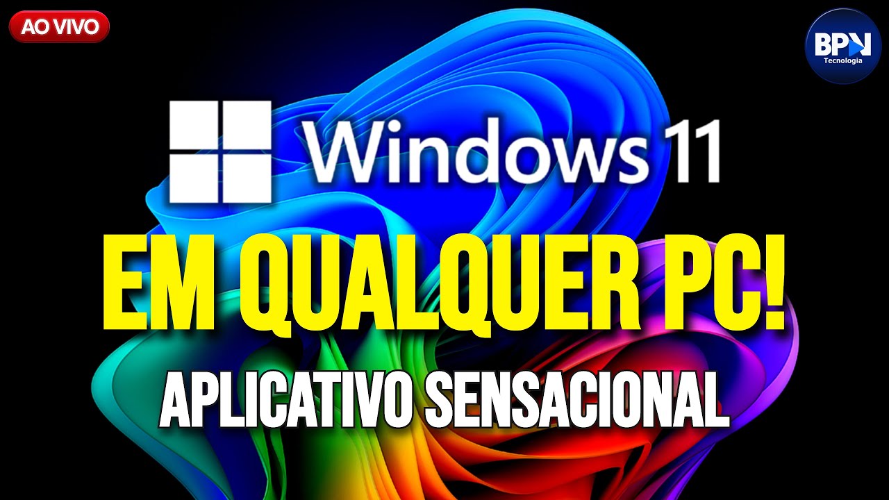 COMO INSTALAR o Windows 11 em Qualquer PC! Sem REQUITOS e Sem PENDRIVE BOOTÁVEL! APP BPV WinDeploy