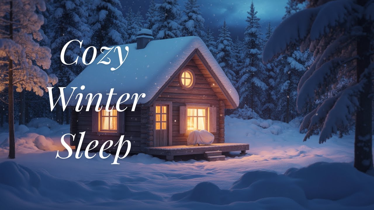 Cozy Winter Sleep Music ❄️ Deep Piano & Warm Ambient for Deep Sleep