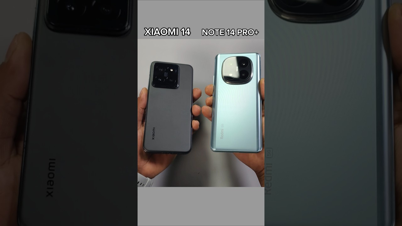 XIAOMI 14  Vs REDMI NOTE 14 PRO Speed Test Comparison #shortsfeed #shorts