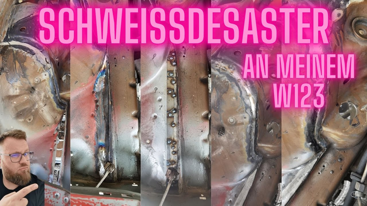 Schweißdesaster an meinem W123, ist der Wagen jetzt Schrott?#restauration #w123