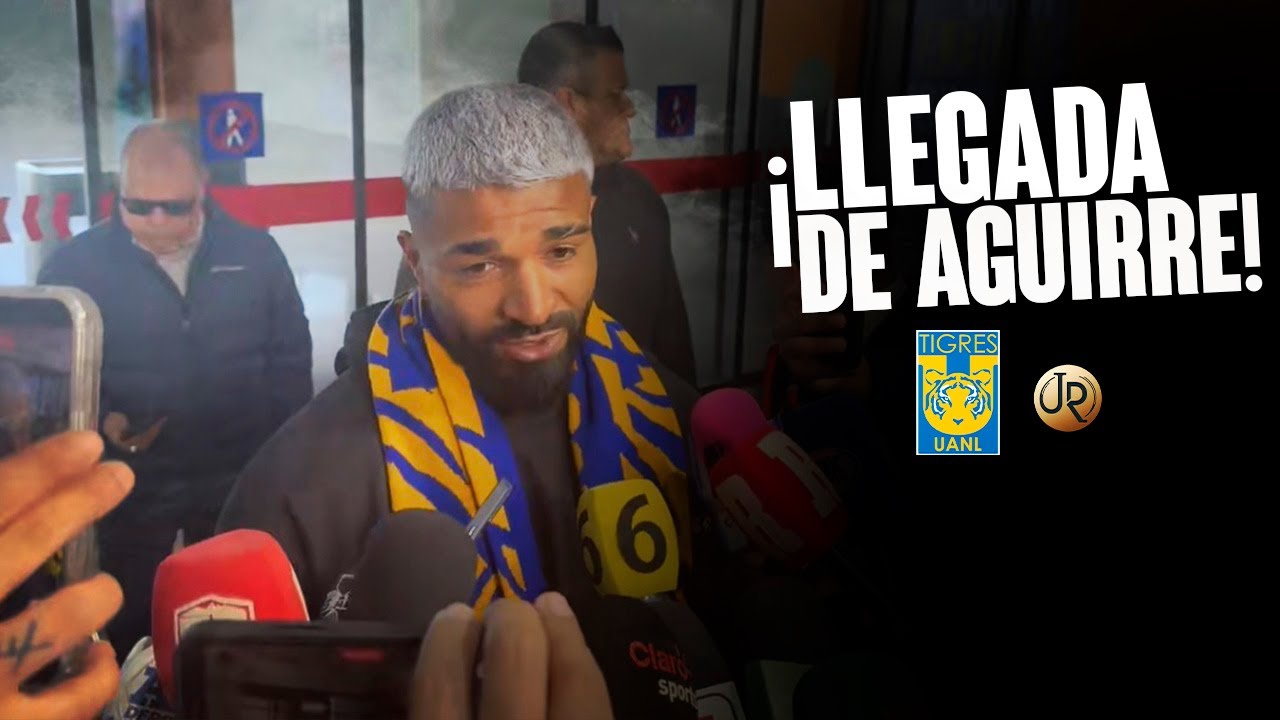 ¡Rodrigo Aguirre LLEGÓ A MONTERREY PARA FIRMAR CON TIGRES!