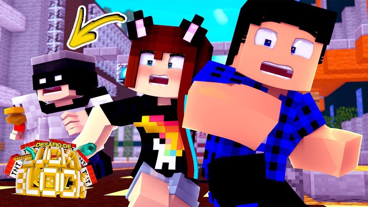 O GRANDE SEQUESTRO DA LILICA! - Minecraft Desafio de Lucky Block