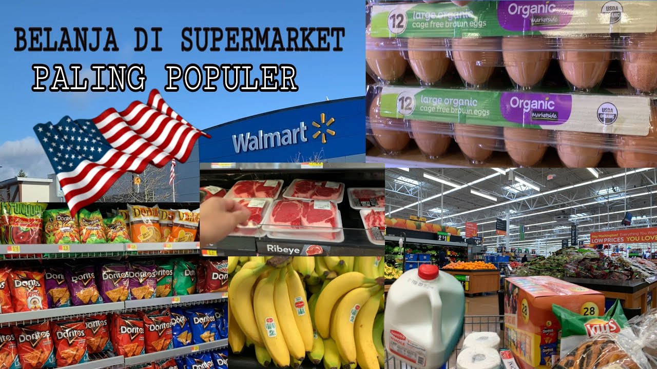 BELANJA DI SUPERMARKET AMERIKA