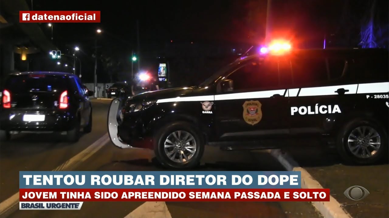 Polícia localiza adolescente que tentou roubar diretor do DOPE