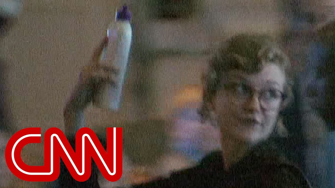 Protester with lotion interrupts Scott Pruitt